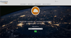 Desktop Screenshot of frontiersoftware.com